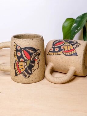 JEZEBEL Ceramic Art Mug by Chelsea Faith